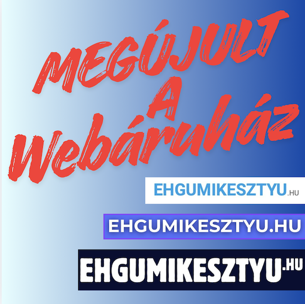 Üdvözlünk az új Webáruházban!